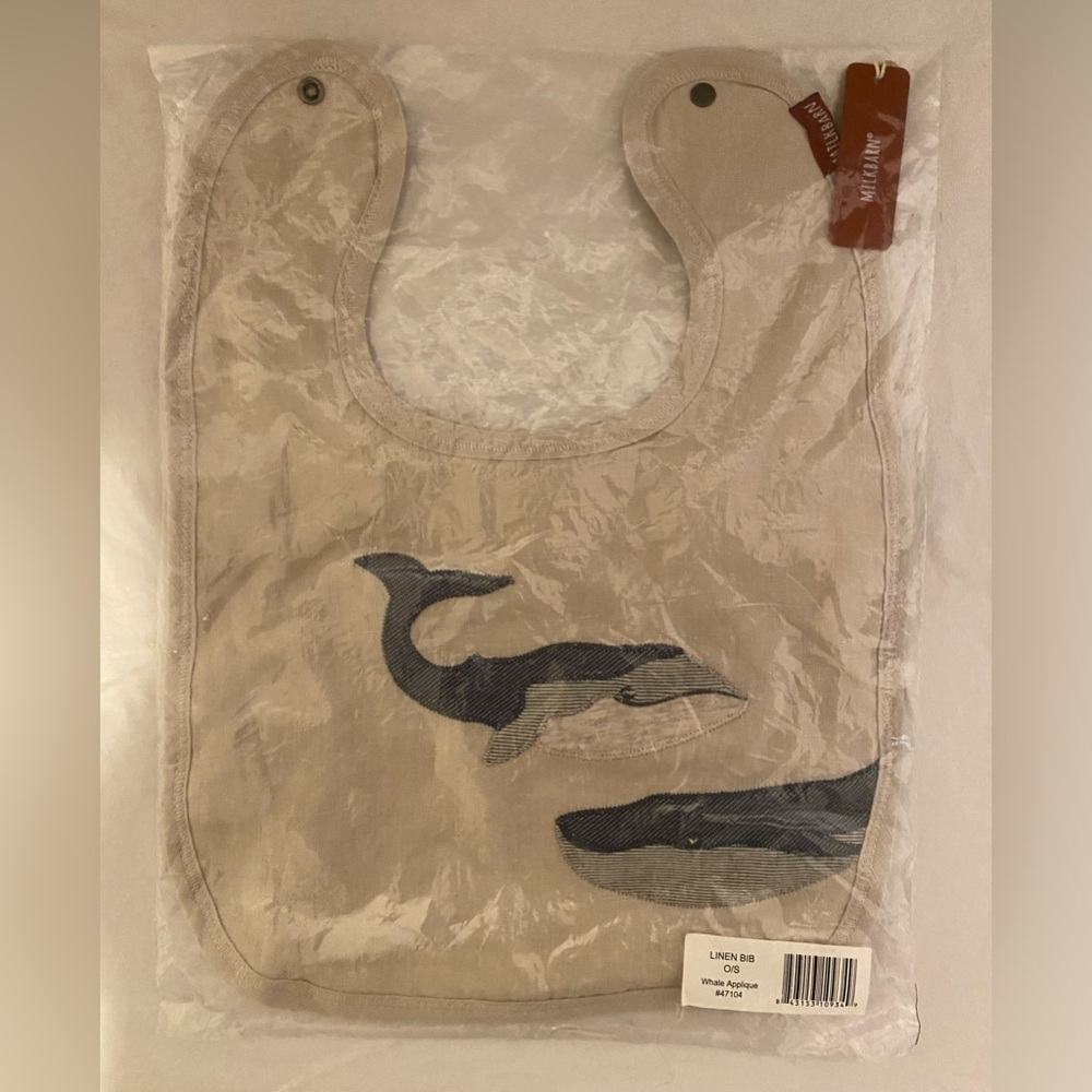 LINEN BIB O/S (BABY)